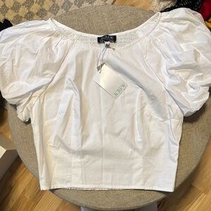 NWT J. Crew White Women's Top